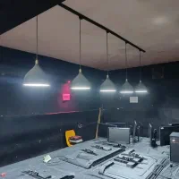 لوستر پنج شعله ریلی میز اسنوکر