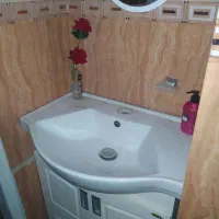 روشویی کابینت‌دار بدنه یو پی وی سی