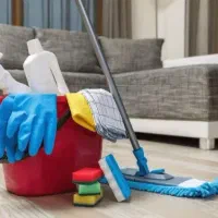 نظافت راه پله پارکینگ حیاط