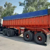 تریلی کمپرس حمل گندم زیر کمباین