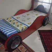 تخت یک نفره طرح ماشین همراه باشند سه درب|تخت و سرویس خواب|تهران, شهرک شهید رجایی (کوی نوبنیاد)|دیوار