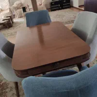 میز غذاخوری چهارنفری چوبی
