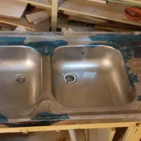 سینک ظرفشویی همراه کابینت|مصالح و تجهیزات ساختمان|برازجان, |دیوار