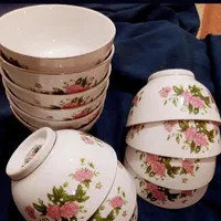 سرویس چینی گل سرخی یاماتسو ژاپن همه و تکی هم میشه|ظروف سرو و پذیرایی|تهران, مینابی|دیوار