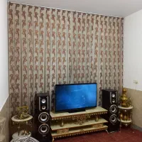 پرده پذیرایی سالم   عرض  پرده ۳متر و ارتفاع ۲/۸۰|پرده، رانر، رومیزی|قم, علی آباد سعدگان|دیوار