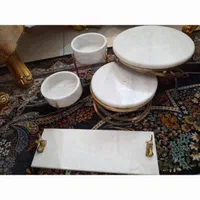 ظروف سنگی با پایه فلزی|ظروف سرو و پذیرایی|شیراز, میانرود|دیوار
