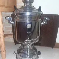 سماور گازی بزرگ بیست لیتری نو جنس برنجی و ضخیم