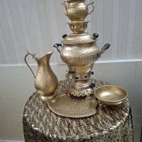 سرویس سماور طلایی