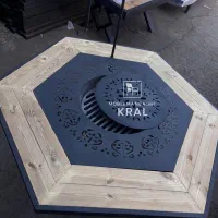 آتشکده 6 ضلعی باغی ویلایی کافه رستورانی|بخاری، هیتر، شومینه|تهران, تهرانسر مرکزی|دیوار