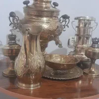 اینه شمدون و سرویس  سماور