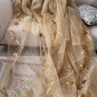 پرده حریر شیشه ای ( جنس پارچه ایتالیایی)