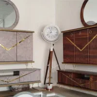 ست آینه کنسول با میز تلویزیون