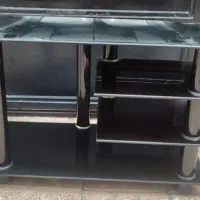 میز تلویزیون 2عدد شیشه‌ای