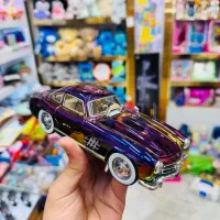 ماشین بنز فلزی چراغدار موزیکال عقب کش اسباب بازی