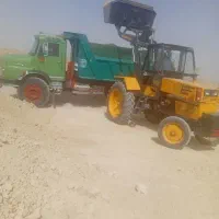 خاکبرداری حمل مصالح ماسه اجر
