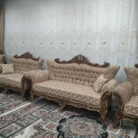 مبل سلطنتی 7نفره|مبلمان خانگی و میز عسلی|بیرجند, |دیوار