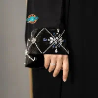 چادر عربی جواهر دوزی مدل آوان