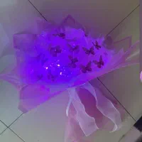 دست گل پروانه پرطرفدار خوشکل|گل مصنوعی|دورود, |دیوار