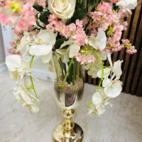 گلدان کنار سالنی|گل مصنوعی|الوند, |دیوار