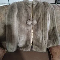 پالتو خز خارجی نسکافه ای فری سایز