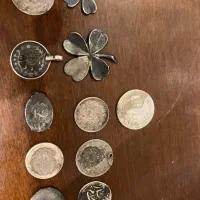 تعدادی سکه نقره و نقره قدیمی آنتیک