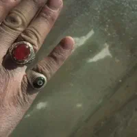 انگشتر نقره باباقوری عقیق