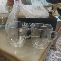 نیم لیوان دو جداره