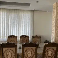 پرده هال و پذیرایی و آشپزخانه