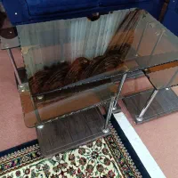 میز عسلی شیشه‌ای ۵ تکه|مبلمان خانگی و میز عسلی|بروجرد, |دیوار