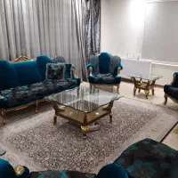 مبلمان کلاسیک چوب راش میزtv
