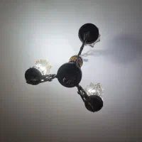 لوستر سه شاخه برنز|لوستر و چراغ آویز|تهران, شمیران‌نو|دیوار