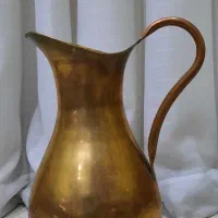 پارچ برنجی قدیمی و سماور ذغالی برنجی|کلکسیون اشیاء عتیقه|کرج, کوی امامیه|دیوار