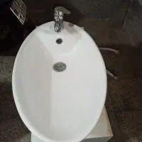 روشویی با شیرآلات و کابینت درحد نو|لوازم سرویس بهداشتی|تهران, صد دستگاه|دیوار