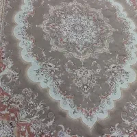 ۲عددفرش ۱۲متری کرم نقش برجسته باپشتی|فرش|قم, شهرک مهدیه (مدرس)|دیوار
