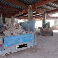 حمل نخاله با نیسان خاور بادسان بابکت خاکبرداری