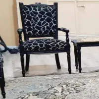 مبل ۷ نفره چوبی با جلو مبل ها