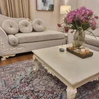 مبلمان و نهارخوری ۸ نفره و میز عسلی و جلو مبلی|مبلمان خانگی و میز عسلی|رشت, کاکتوس|دیوار