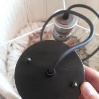 لوستر مکرومه دست ساز کاملا نو|لوستر و چراغ آویز|اندیشه, اندیشه فاز ۴|دیوار