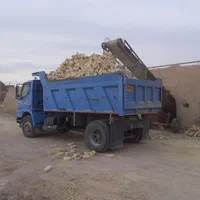 حمل مصالح ساختمانی با کمپرسی تک