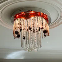 فروش لوستر دارای فناوری نور سه رنگ|لوستر و چراغ آویز|سمنان, |دیوار