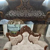 غذاخوری کم جا استیل برنزی بادوام نصف قیمت|میز و صندلی غذاخوری|خوی, |دیوار