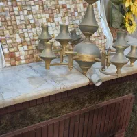 لوستر قدیمی|لوستر و چراغ آویز|دوگنبدان, |دیوار