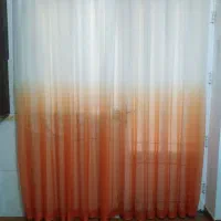 پرده حریر دو رنگ
