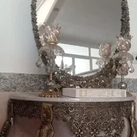 آینه شمعدان برنز