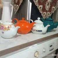 4عدد قوری ویک عدد روغن دون