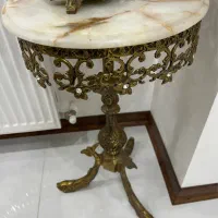 میز تلفن برنجی