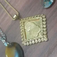 اکسسوری،شجر،عقیق کهنه اصل ،پلاک زنجیر رنگ ثابت