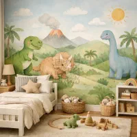 نقاشی دیواری، مخصوص کودکان ، منزل، مهدکودک