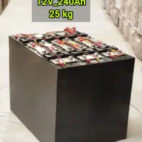 باتری لیتیومی برق اضطراری و پنل خورشیدی ۲۴ ولت