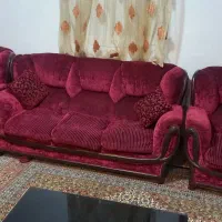 مبل راحتی مخمل بدون پارگی سالم بدون ایراد|مبلمان خانگی و میز عسلی|مشگین شهر, |دیوار